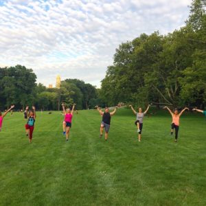 Workout in Central Park