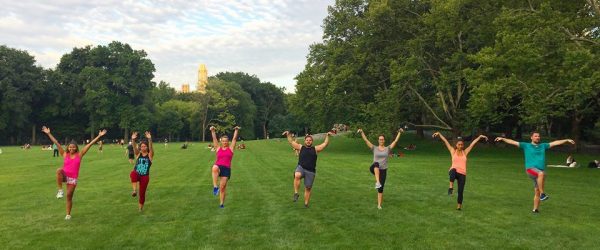 Workout in Central Park